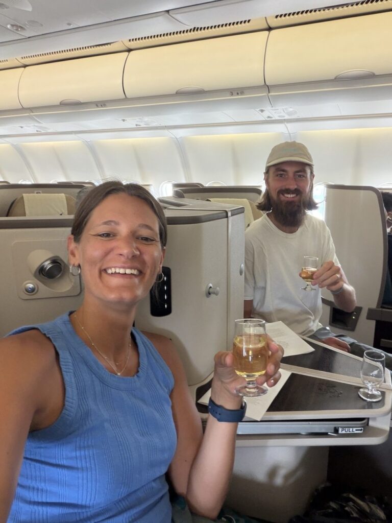 credit card point hacking flight